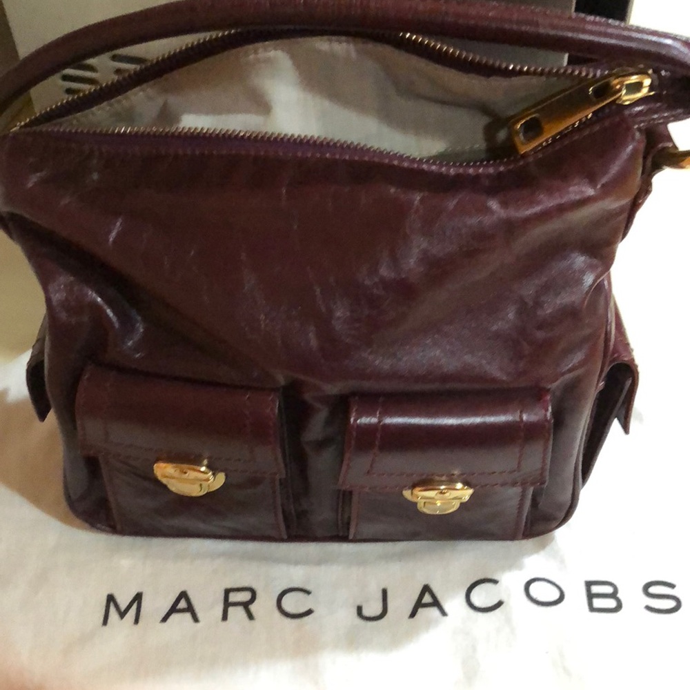 Marc Jacobs burgundy handbag